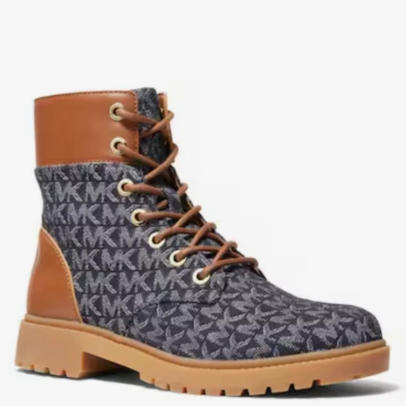 Michael kors denim embroidered boots - Picture 1 of 8